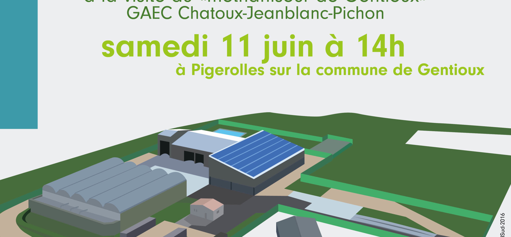 Visite du méthaniseur de Gentioux réservée aux professionnel-les des espaces verts