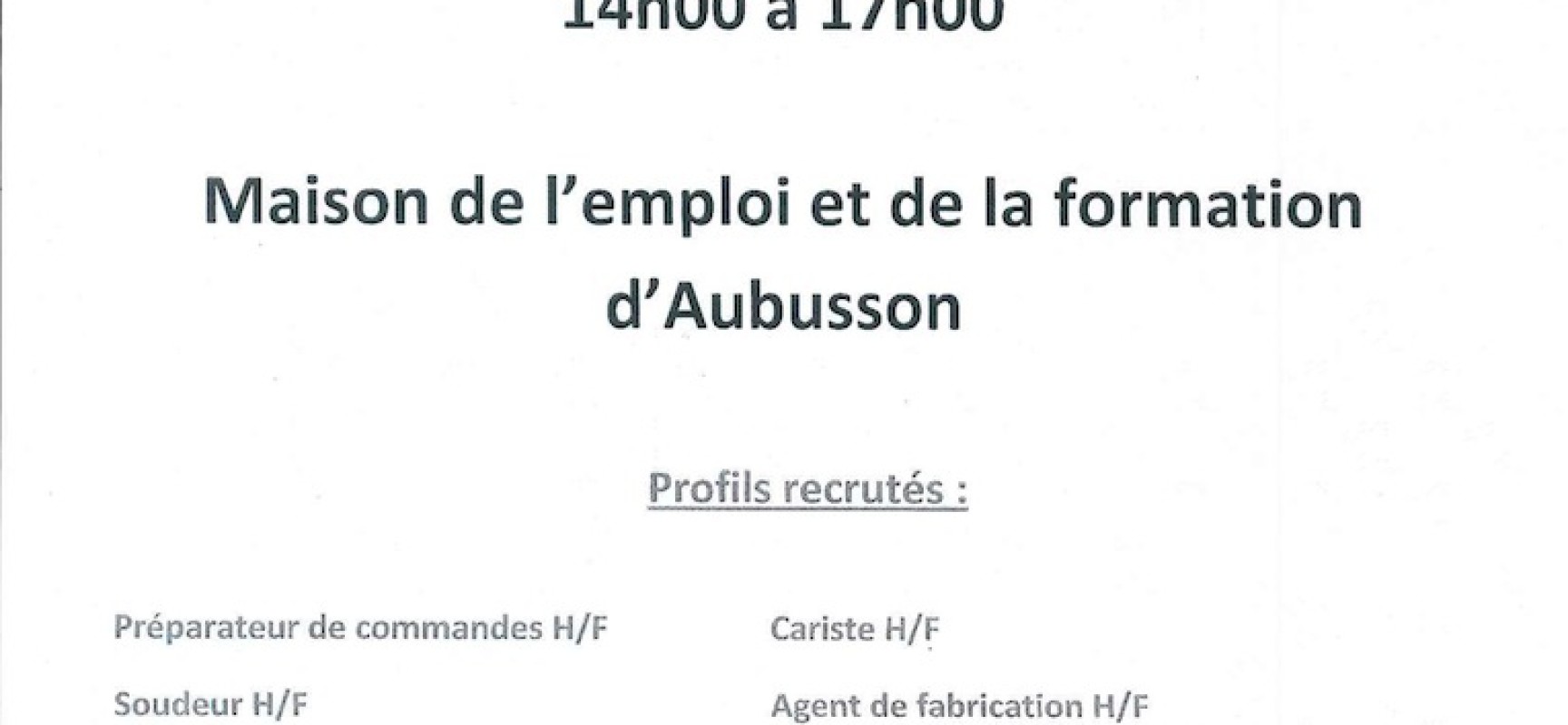 Job Dating Industrie organisé par ADECCO