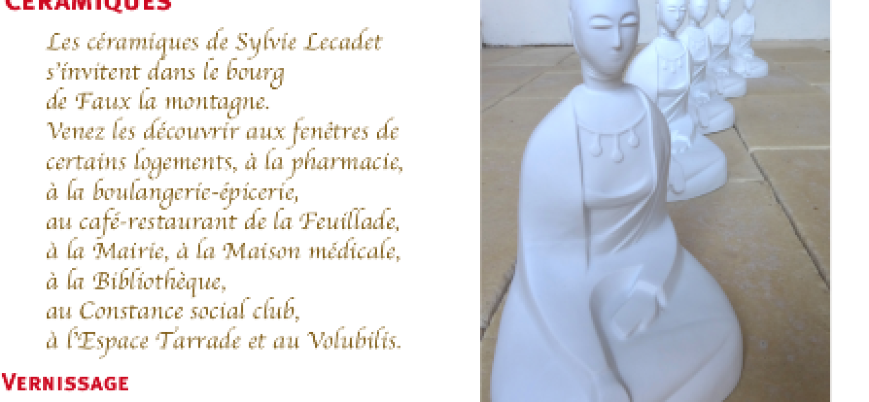 Sylvie Lecadet, exposition #FauxlaMontagne