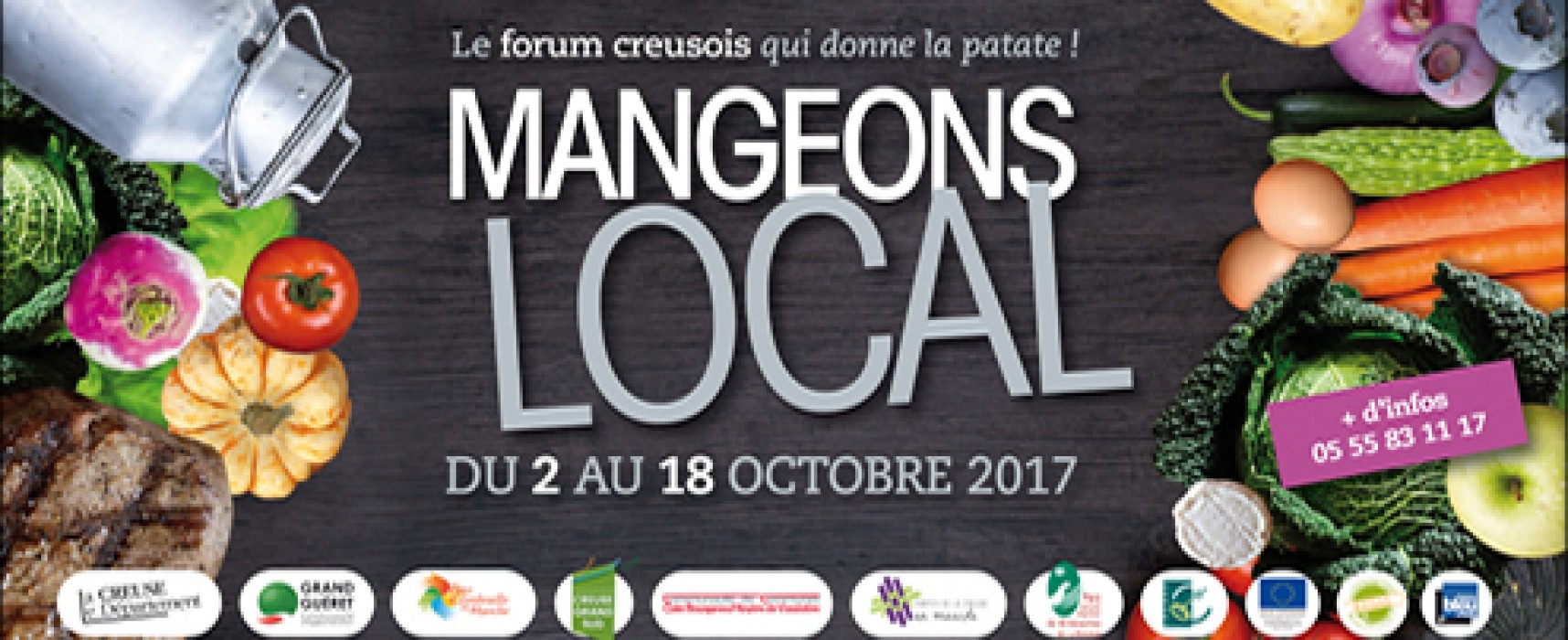 1er Forum de l’alimentation locale du 2 au 18 octobre 2017
