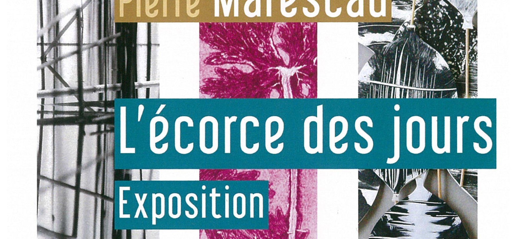 Vernissage de  l’Expo « L’écorce des jours », Jean-Claude Lemosquet, Irène Morgadinho et Pierre Marescau