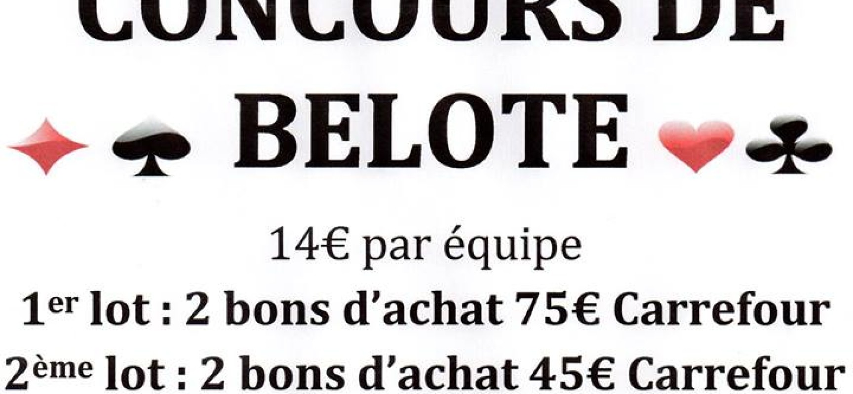 Concours de Belote