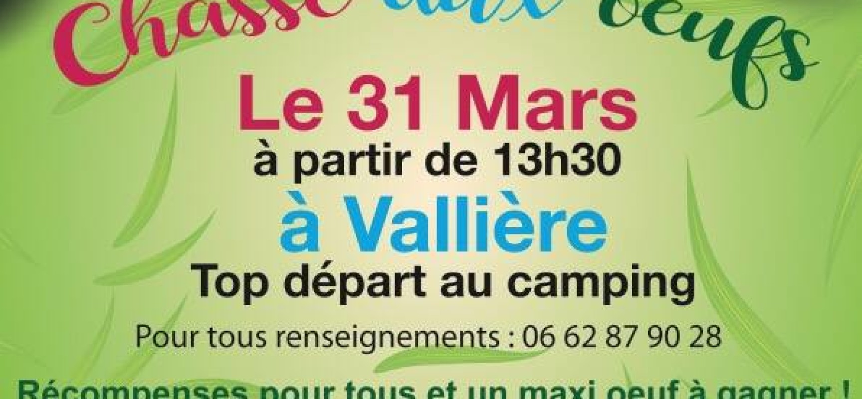 Chasse aux oeufs ouverte à tous #Vallière
