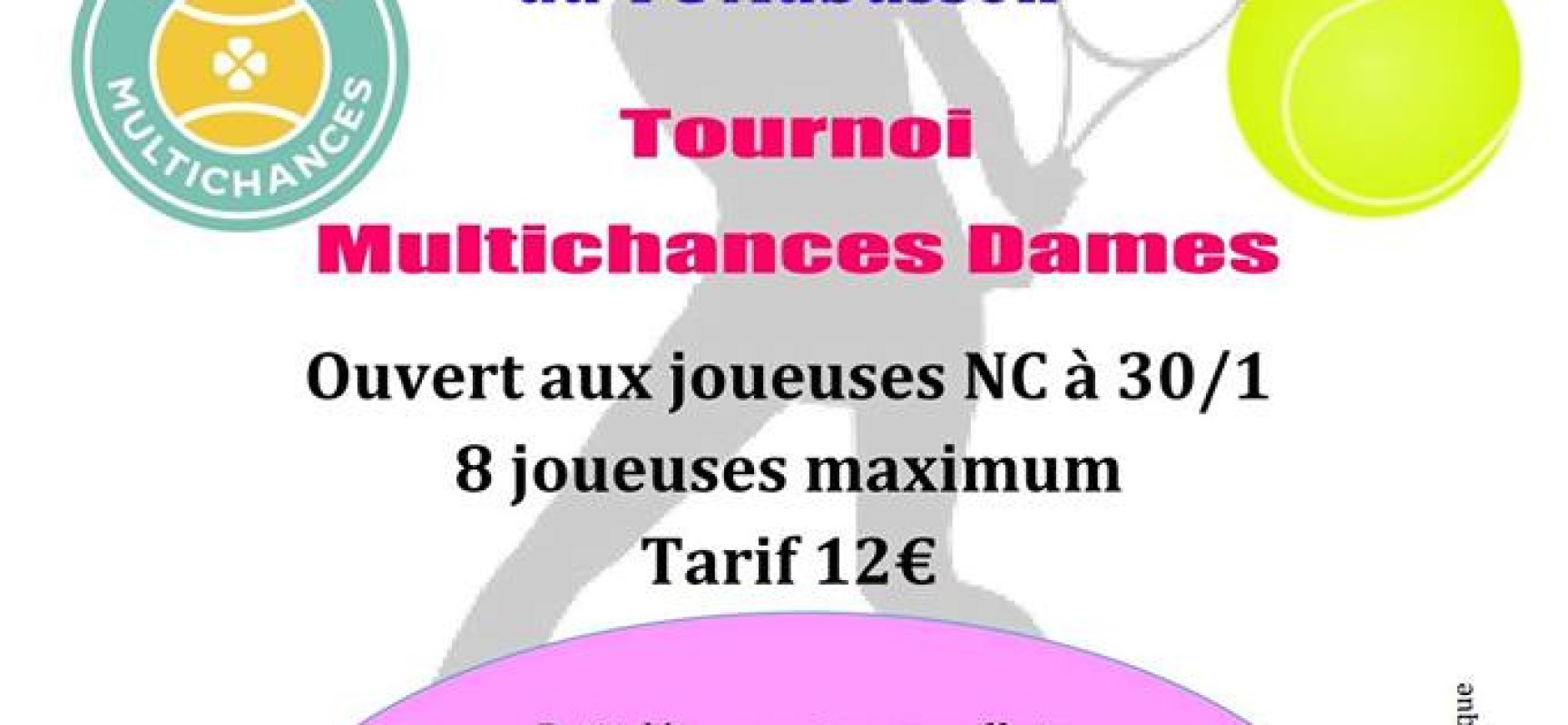 Tournoi multichances Dames #TCAubusson
