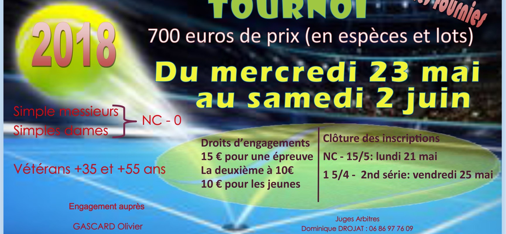 Tournoi  Tennis Club de Felletin