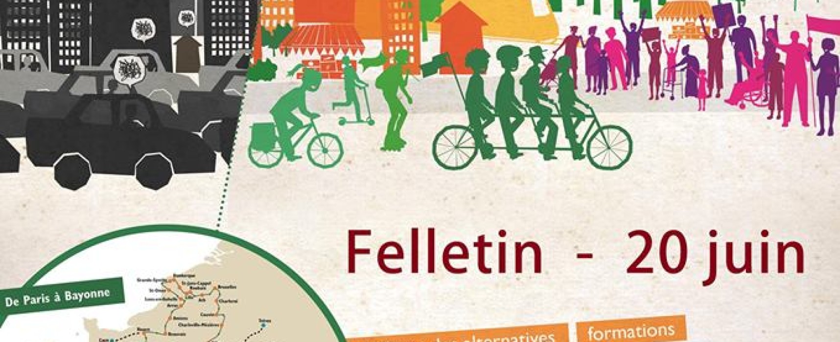 Tour Alternatiba 2018 à #Felletin