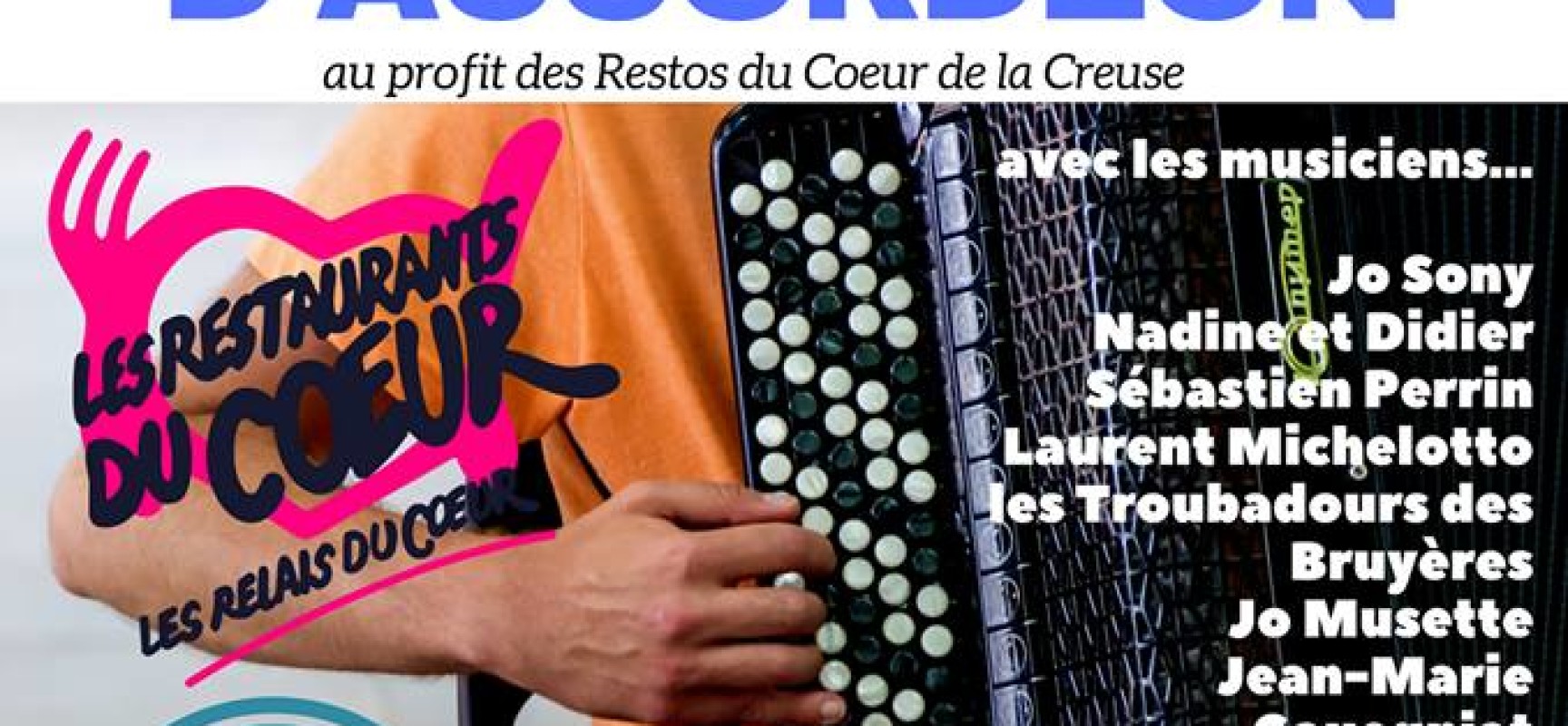 Grand gala d’accordéon #Aubusson #RestosduCoeur