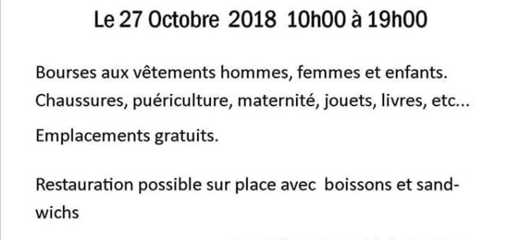 Bourse aux vêtements #StAvitdeTardes