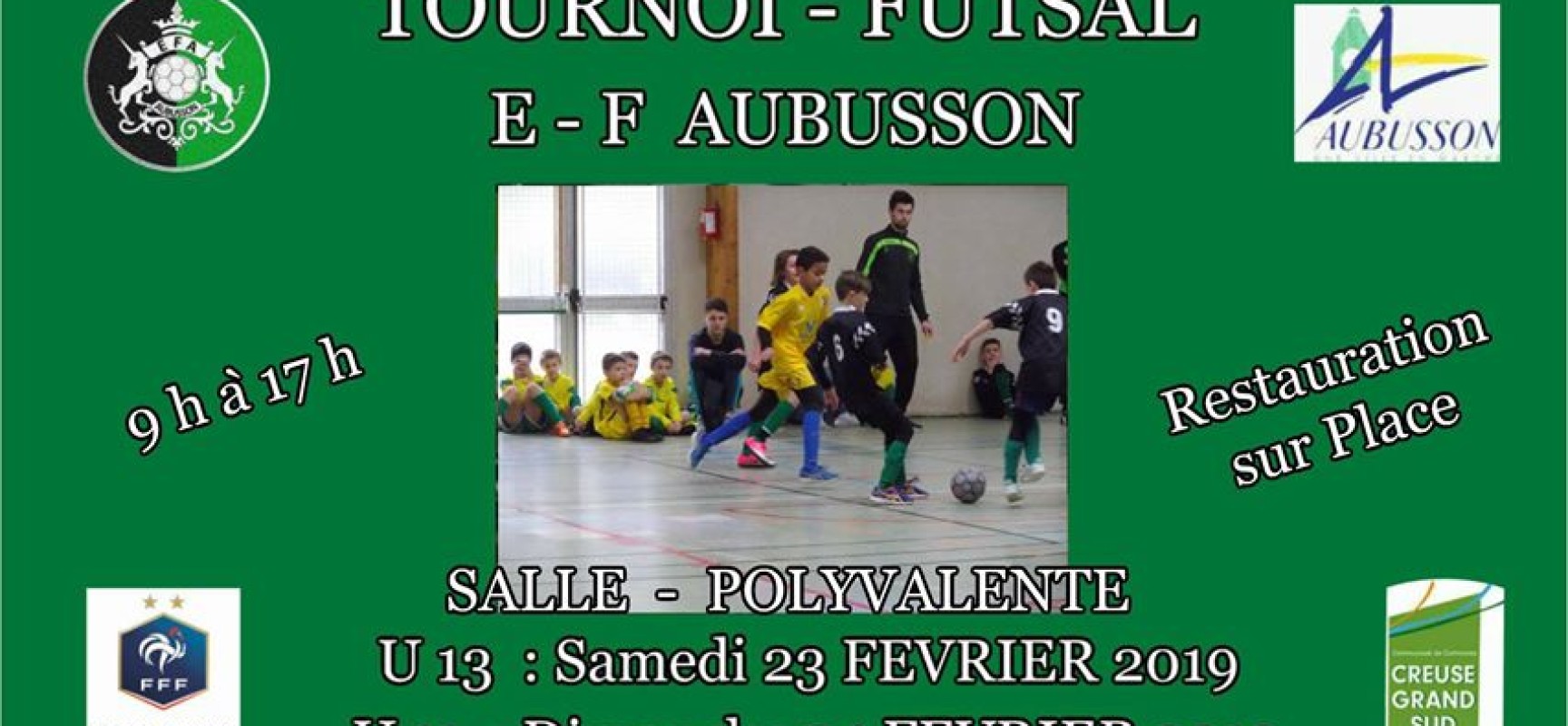 Tournoi #Futsal #Aubusson