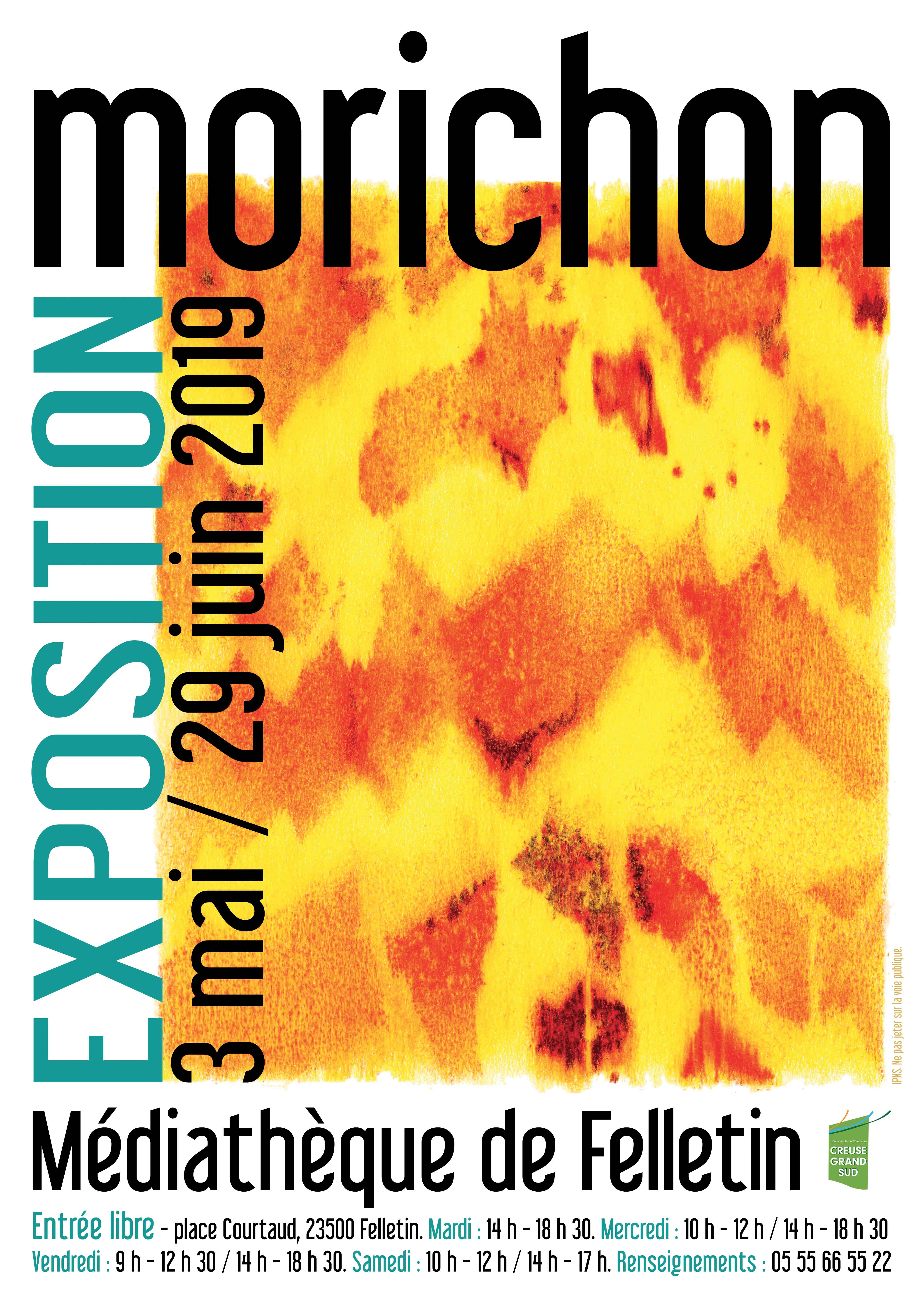 07 - Affiche expo MORICHON MAI-JUIN 19