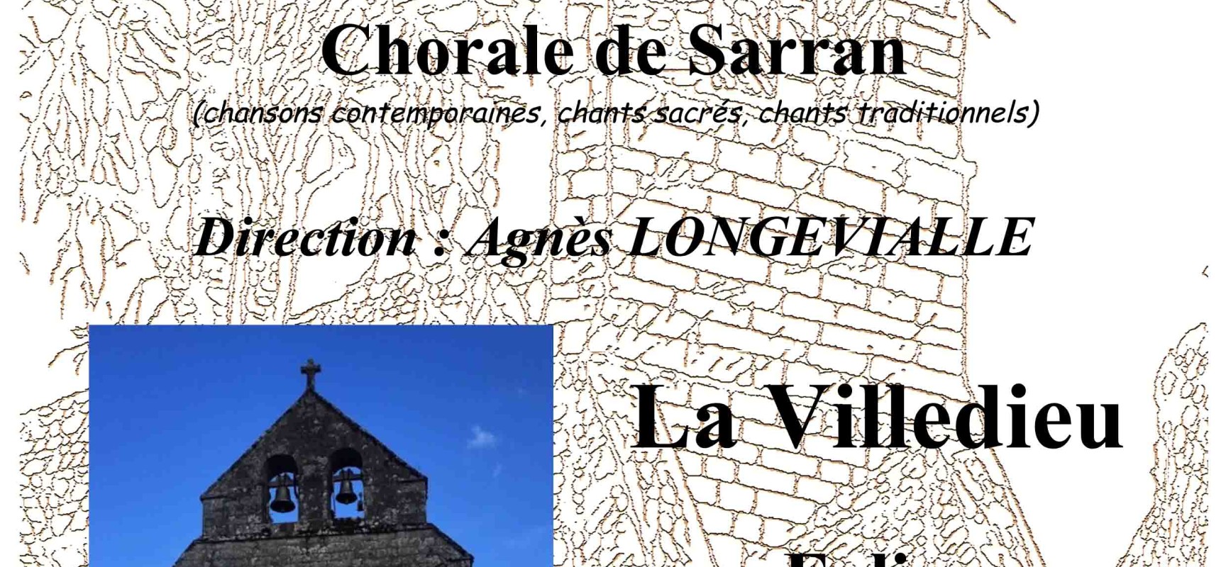 Concert – Chorale de Sarran #LaVilledieu