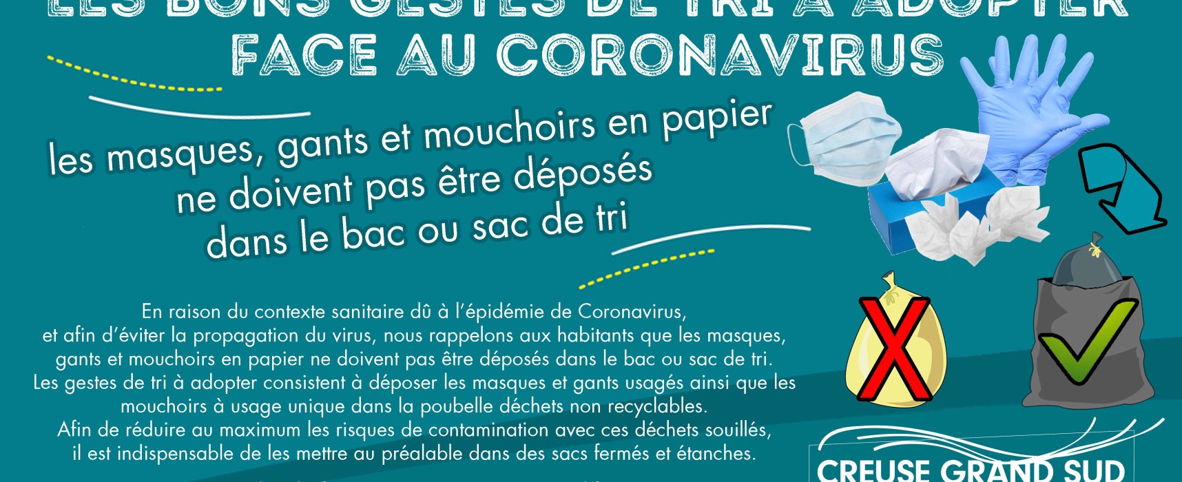 [Covid19] Les bons gestes de tri à adopter face au Coronavirus-Covid19