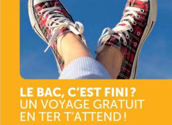 Baccalauréat 2021 : La Région et SNCF vous offrent un billet jeunes gratuit !