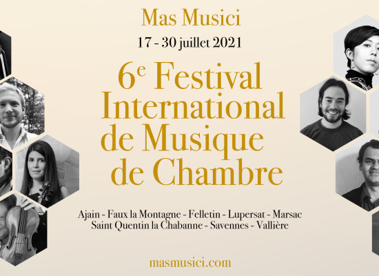 Mas Musici – 6e Festival International de Musique de Chambre – du 17 au 30 juillet 2021