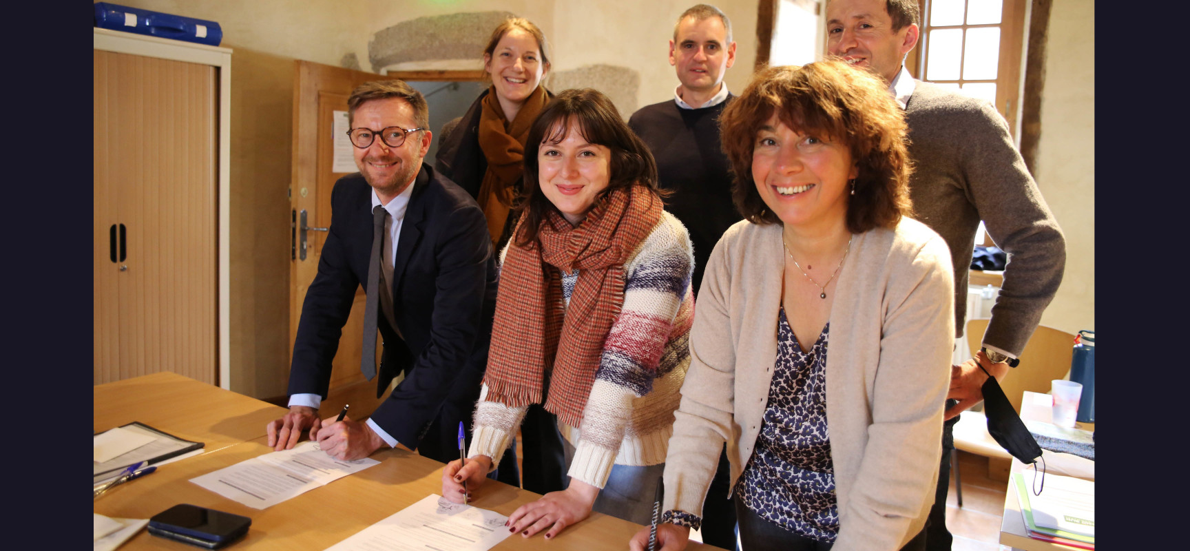 Signature du premier contrat de Volontaire Territorial en Administration (VTA) dans le département de la Creuse