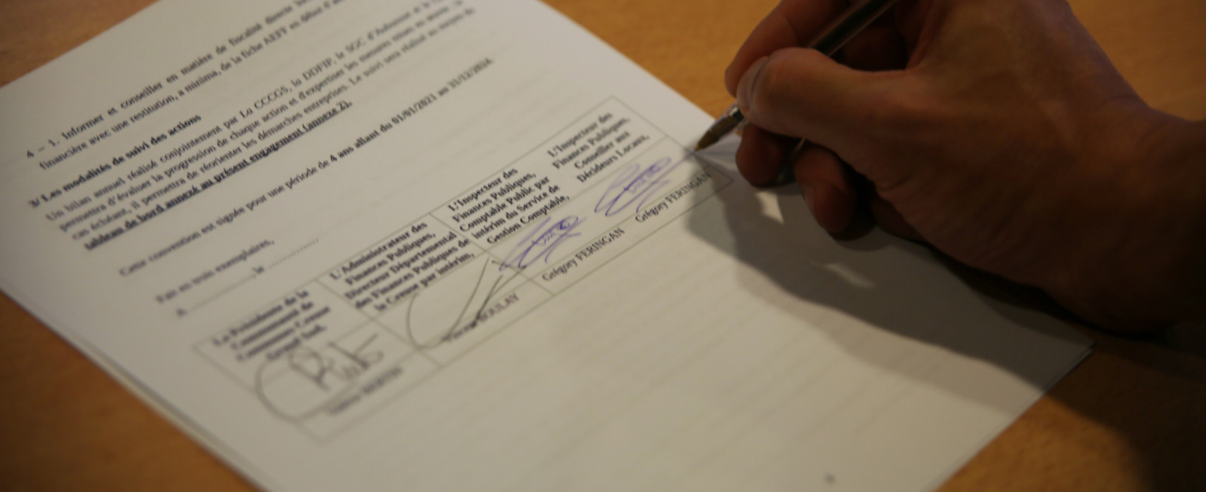 Signature officielle de l’engagement partenarial entre Creuse Grand Sud et la Direction des Finances Publiques