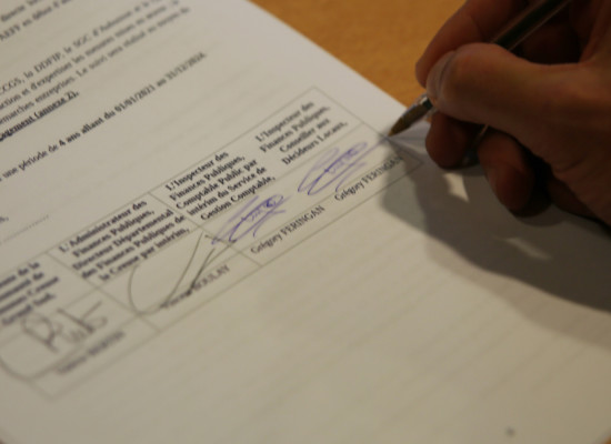 Signature officielle de l’engagement partenarial entre Creuse Grand Sud et la Direction des Finances Publiques