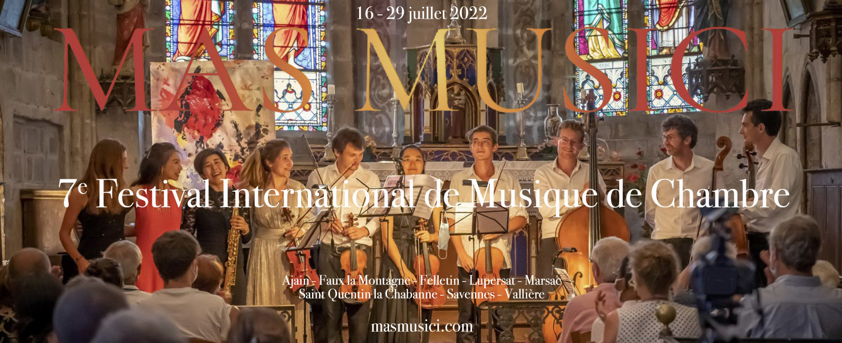 Festival International de Musique de Chambre « Mas Musici » du 16 au 29 Juillet 2022