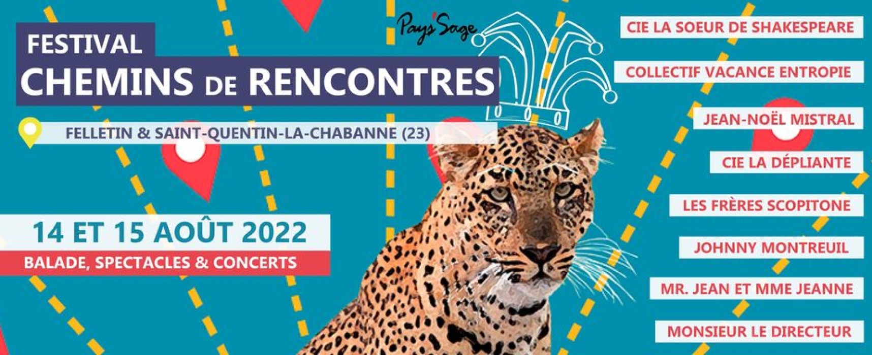 Festival Chemins de Rencontres – 14 & 15 août 2022 – Pays’Sage