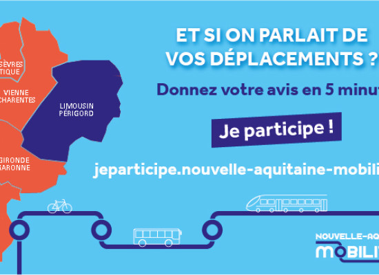 Lancement d’une concertation sur les mobilités en Nouvelle Aquitaine – novembre 2022