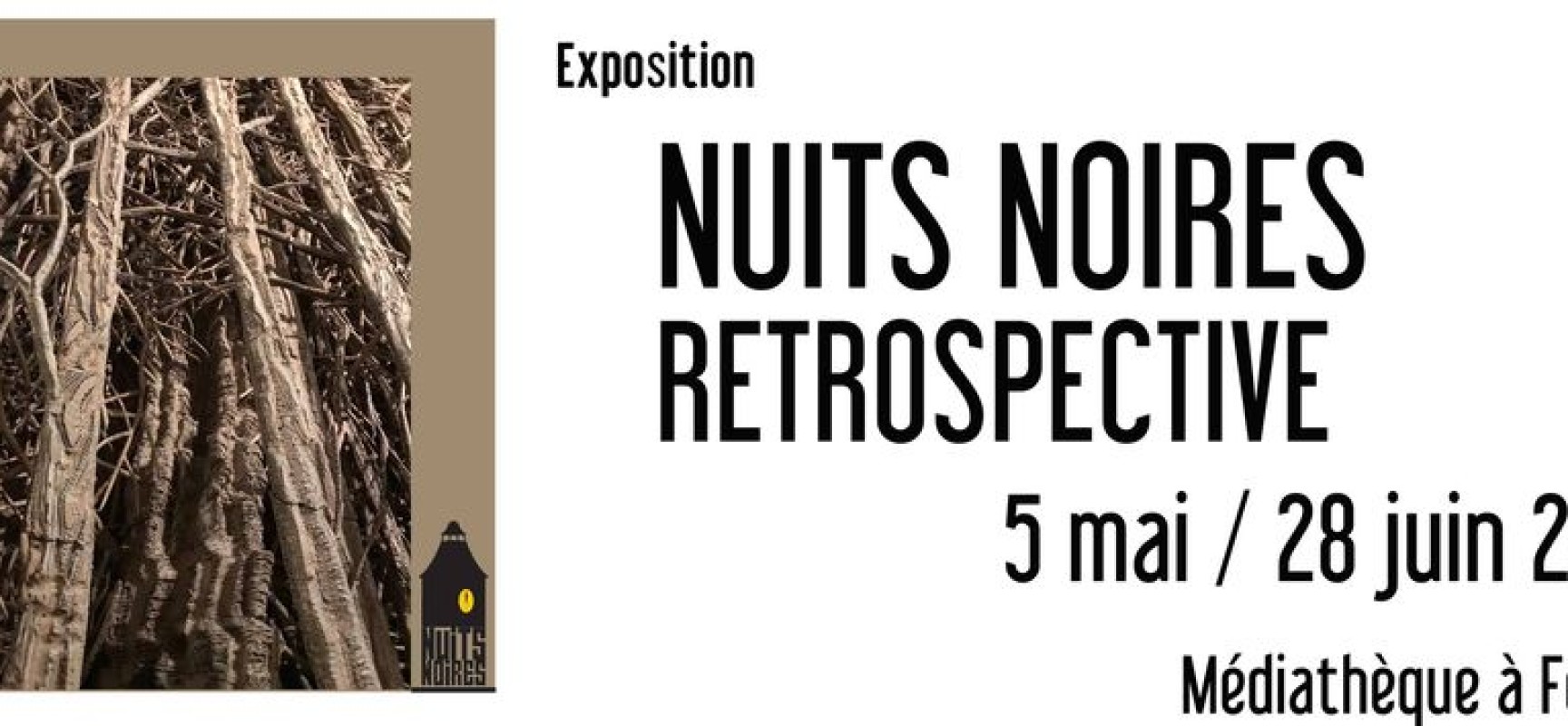 EXPOSITION – Rétrospective Nuits Noires du 5 mai au 28 juin 2023 – Médiathèque à Felletin