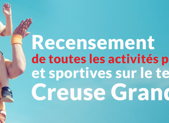 [EnCours] Recensement de toutes les activités physiques et sportives sur le territoire Creuse Grand Sud #MiSS