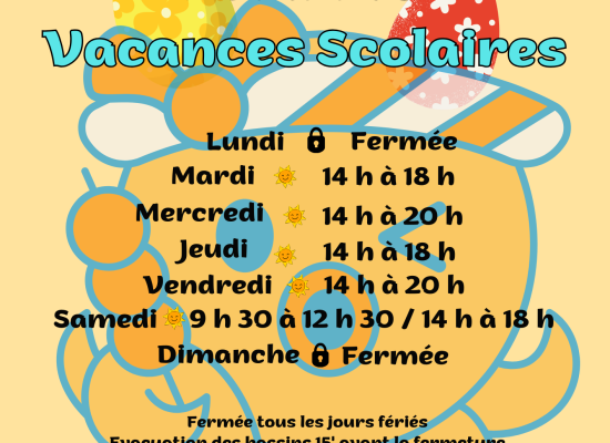 AQUASUD : horaires d’ouverture et activités pour les vacances de printemps 2025