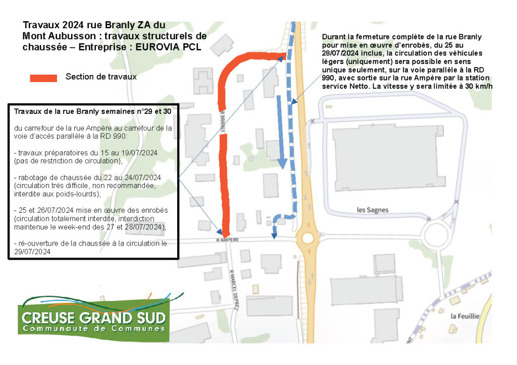 Trvx rue Branly ZA du Mont 2024 Eurovia PLAN