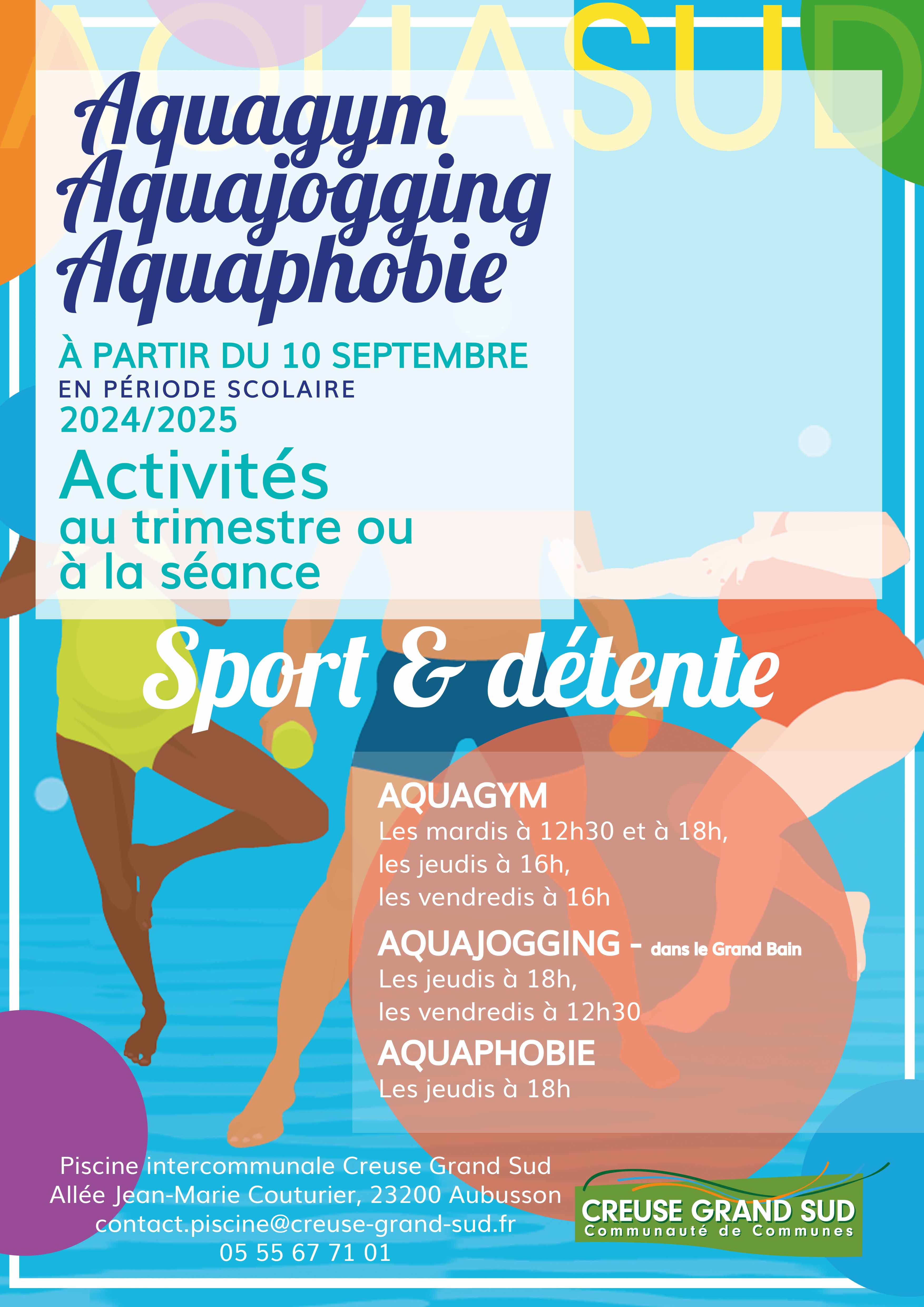 Affiche gym jogg rentrée 2019