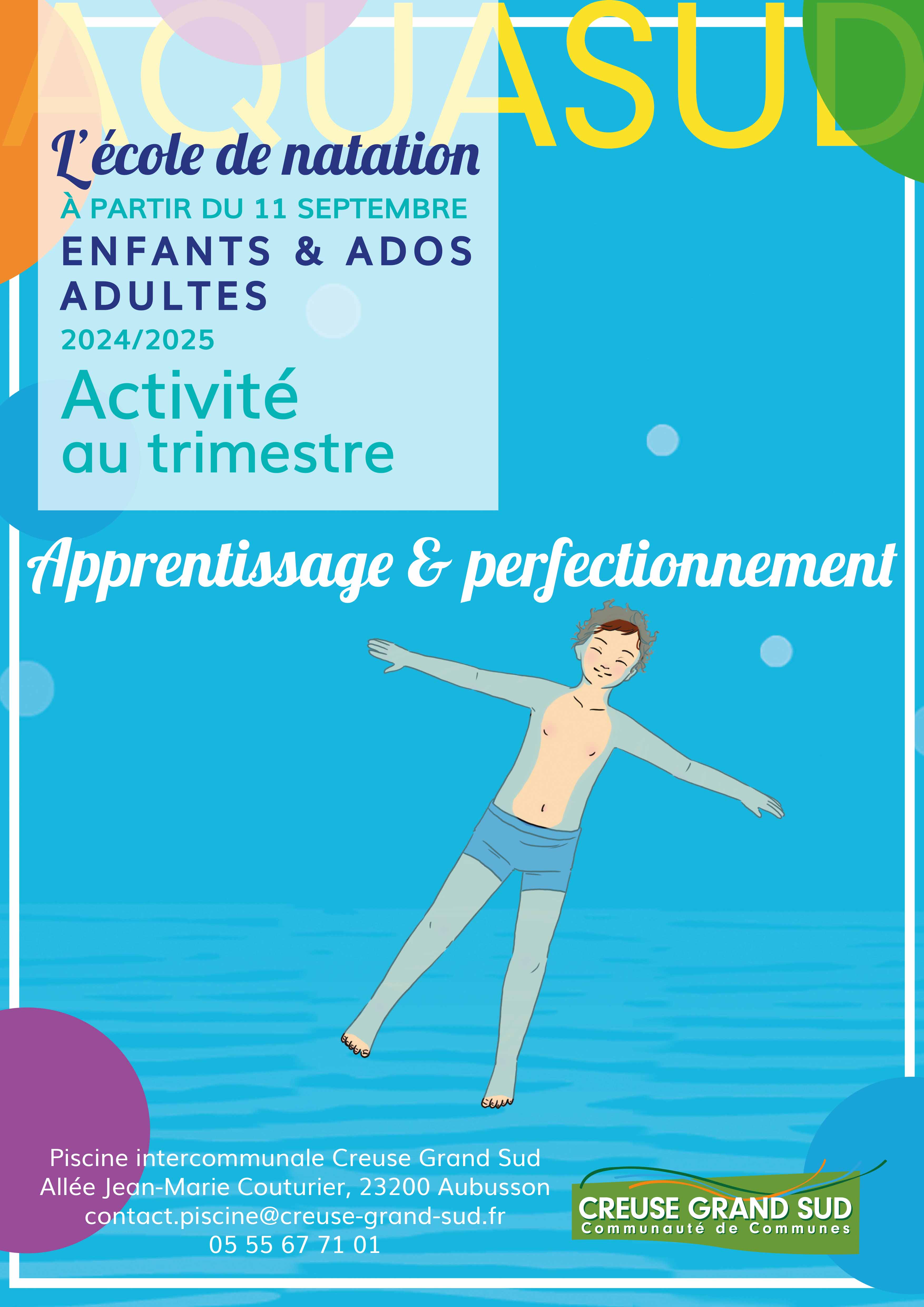 Affiche école de l'eau rentrée 2019_Web