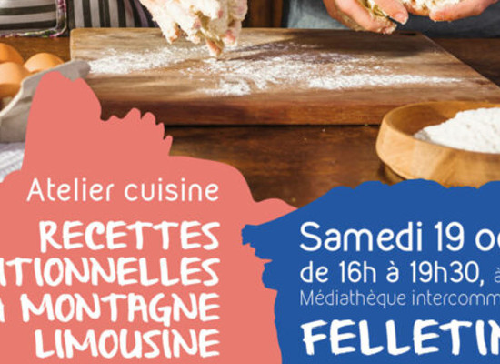 [Médiathèque] PNR – Conférence – atelier cuisine – dégustation « Quo es bien bon ! » – Samedi 19 octobre 2024 #Felletin