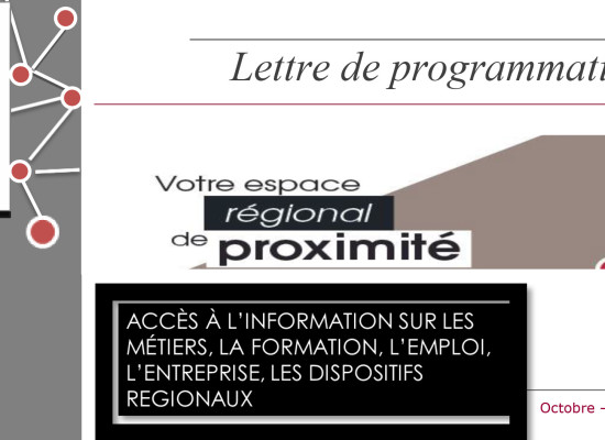 Programme de l’Espace Régional d’Information de proximité Est Creuse – Aubusson – Octobre, novembre et décembre 2024