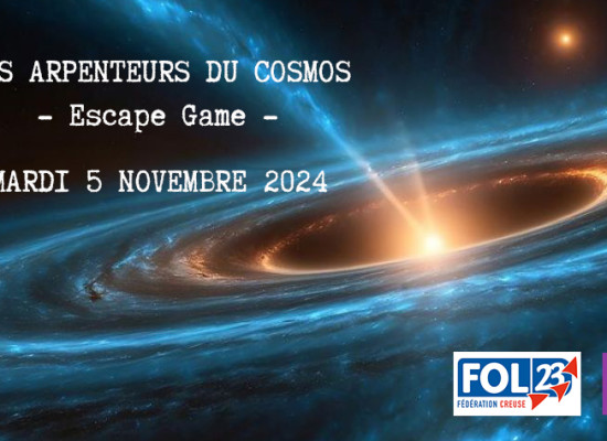 [Médiathèque] « Les Arpenteurs du Cosmos » – Escape-game – Mardi 5 novembre 2024 #Felletin