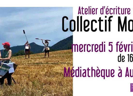 [Médiathèque] Atelier d’écriture théâtrale en immersion avec le Collectif « Mouton » – Mercredi 5 février 2025 #Aubusson