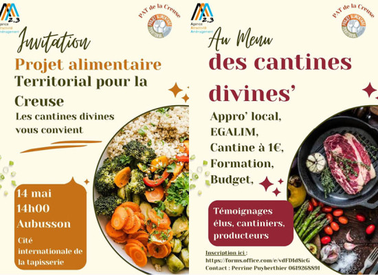 [PAT23] Comité Technique Spécial « Cantines Divines Creuse » – 14 mai 2025 – Aubusson