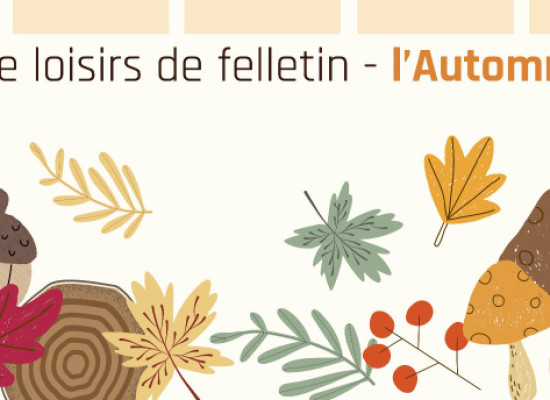 [Centre de Loisirs Felletin] Programmes Vacances de Toussaint