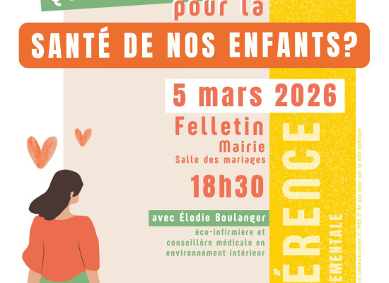 [Événement] Conférence sur la santé environnementale