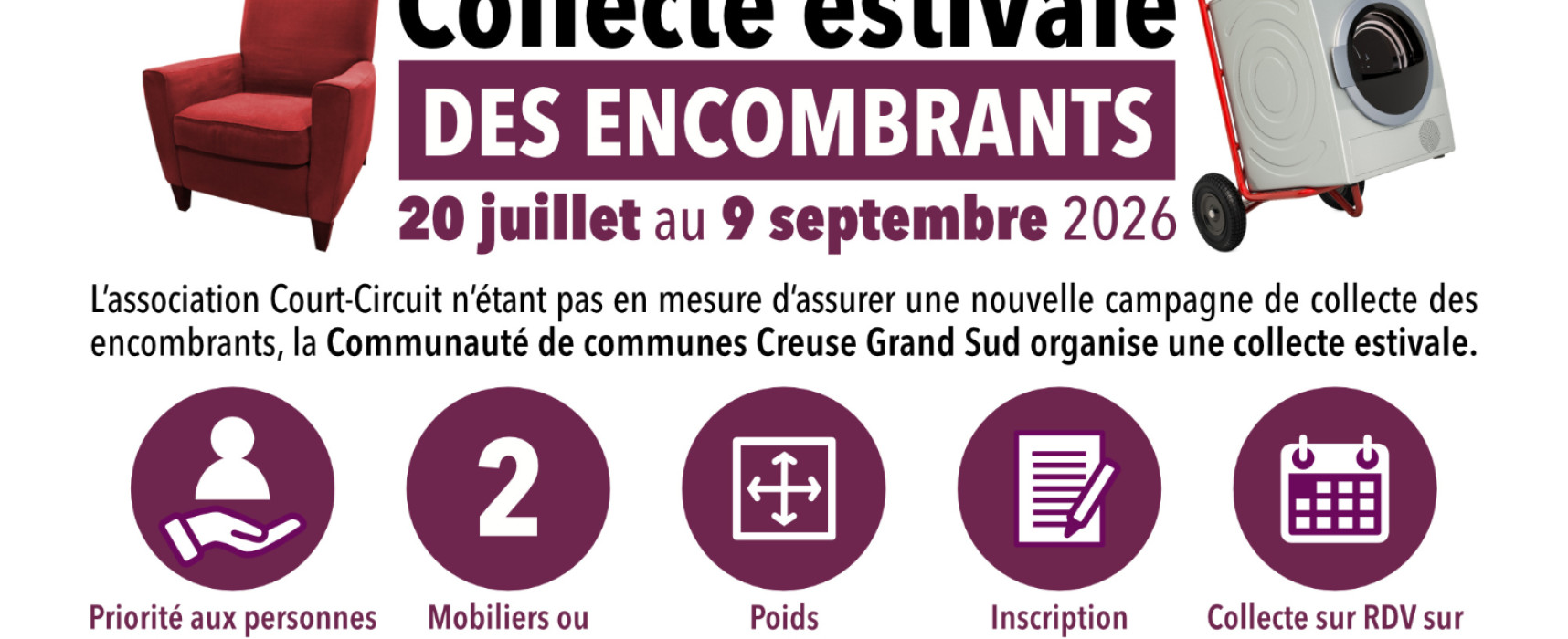 [GESTION DES DÉCHETS] Collecte estivale des encombrants