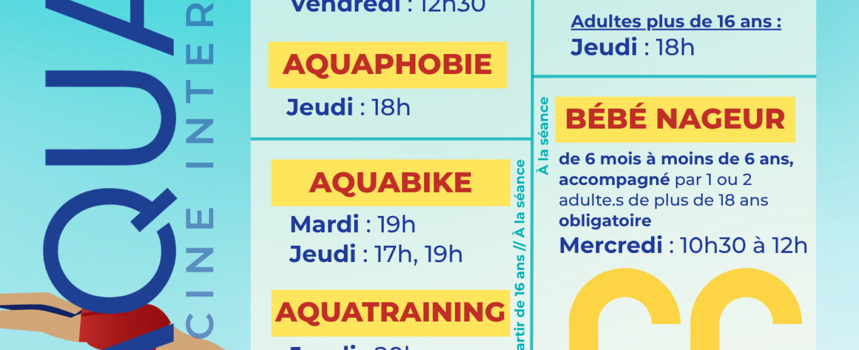 [Piscine AQUASUD] C&rsquo;est bientôt la rentrée !