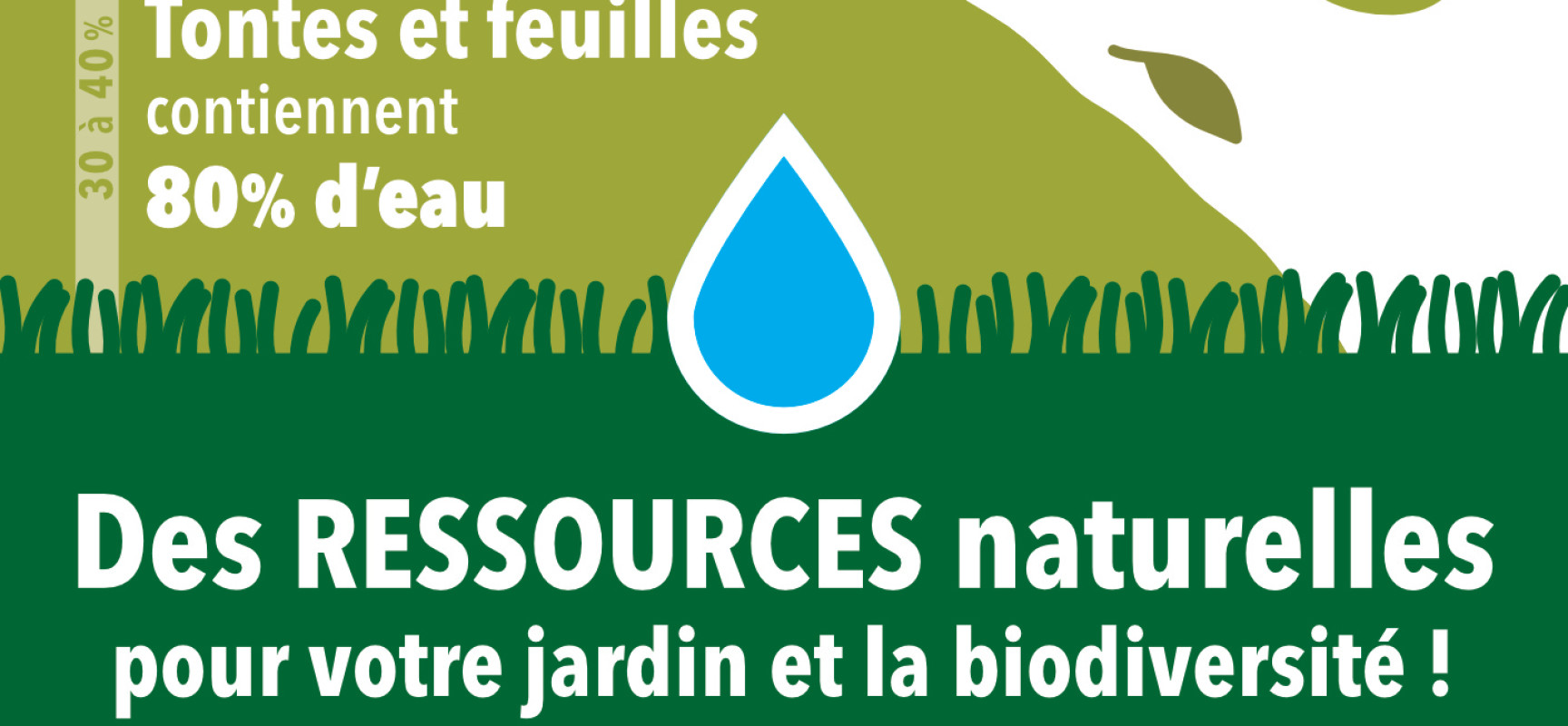 [Déchèteries] Dépôt de tontes et feuilles refusé à compter du 1er janvier 2027